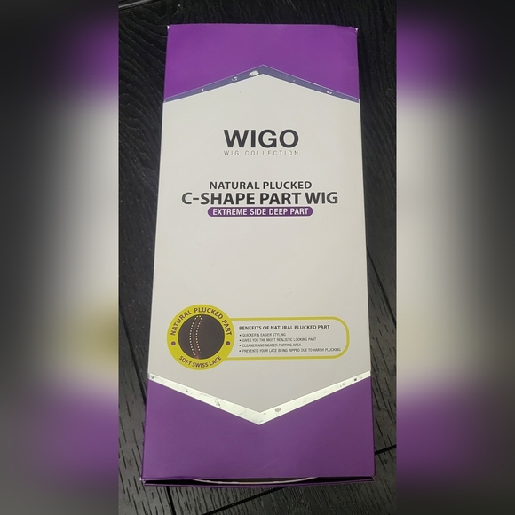 Wigo Wig Collection Natural Plucked C-shape Part Wig Extreme Side Deep Part-Jina - Picture 4 of 4